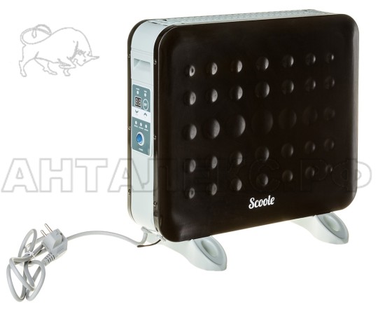 SC HT HL1 1000 BK Обогреватель Scoole (1.0кВт, эт, LED, STIX, черный)
