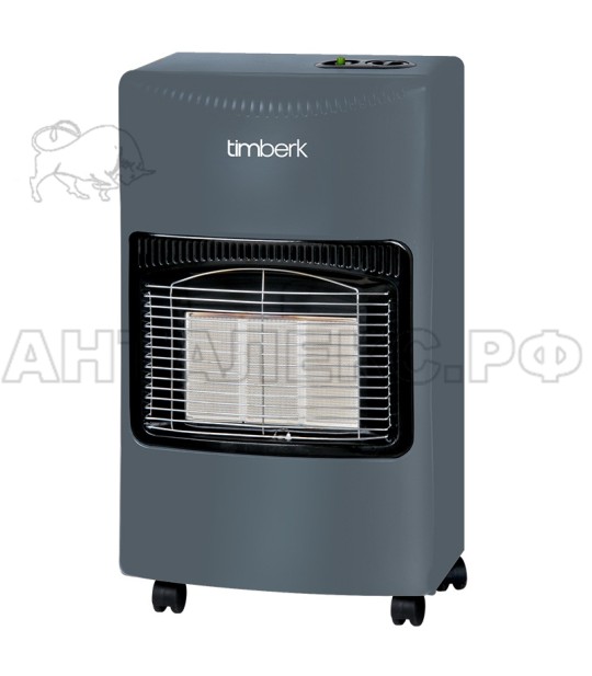 TGH 4200 О3 Газовый керамический обогреватель Timberk (ТМ 4.2 кВт, Grey, Slim, NEW)