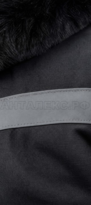Костюм ут. РУДНИК,цвет:черн., серый (48-50/3-4)