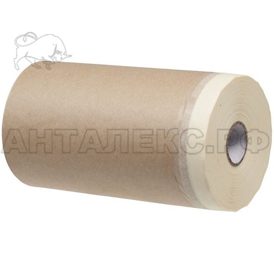 Бумага защитная c малярной лентой,40г/м2, 0.24х30м(Remocolor)