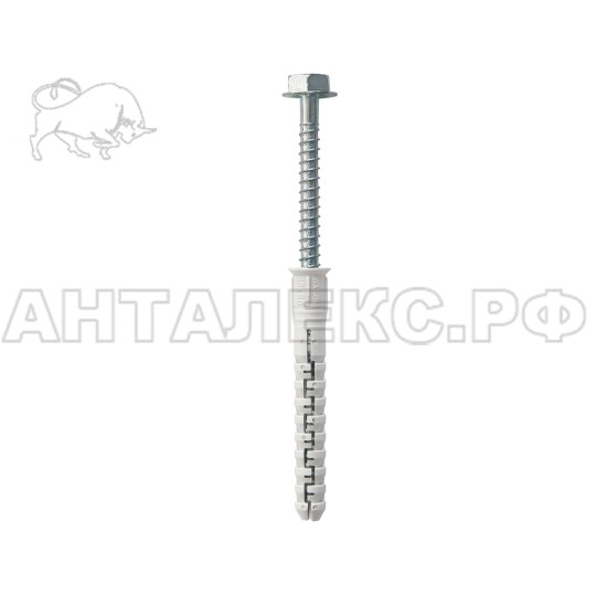 Дюбель+шуруп КРК-10х115N (1уп/50шт)