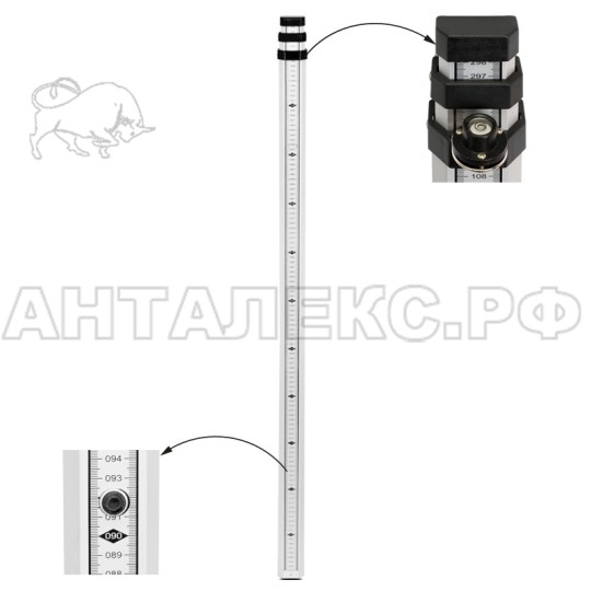 Рейка телескопическая RGK TS-5 (5м)