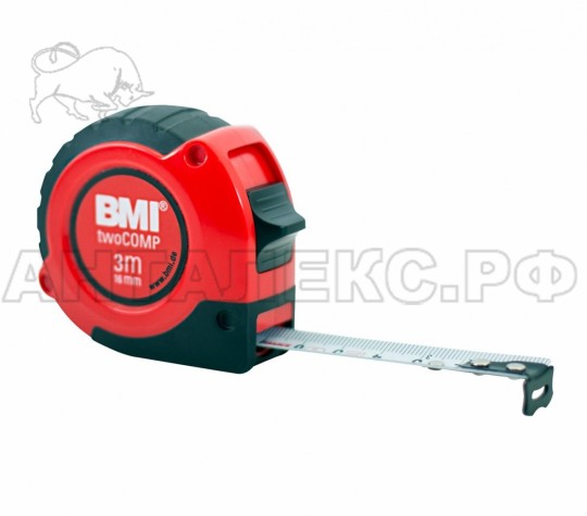 Рулетка измерительная BMI  twoCOMP 3m