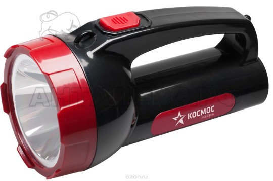 Фонарь светодиодный акк. KOSMOS ЭКОНОМИК 1x5W LED, зарядка 220V