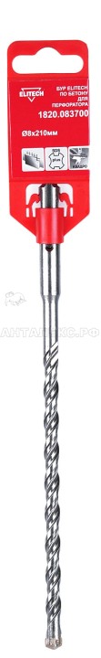 Квадробур SDS-plus ELITECH 1820.083700, ?8x150х210 мм