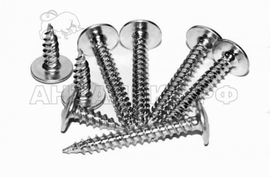 Саморезы прессшайба CMM-SP 4,8х13 острые  белый цинк
