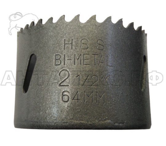 Коронка BIMETAL по металлу, 64мм
