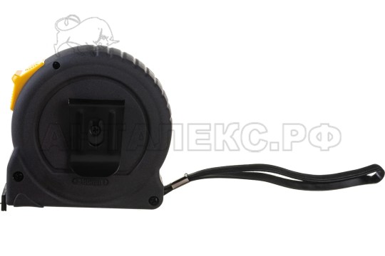 Рулетка Hanskonner. 8x25, 2 стопа, противоударный корпус Soft touch, мощный магнит