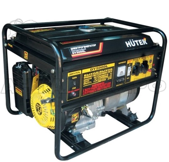 Электрогенератор DY5000L Huter  64/1/5
