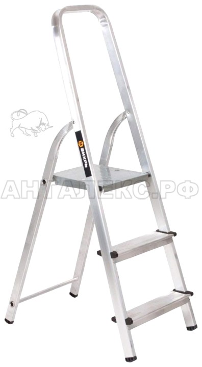 Стремянка алюминиевая СА 1х3 Вихрь