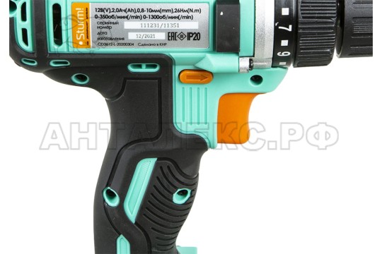 Дрель акк.Sturm! 12В, 1BatterySystem 2 акк. 2,0Ач, кейс