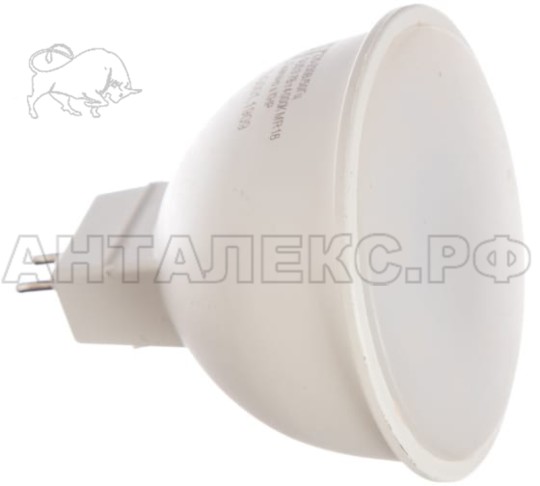 Лампа Ресанта, светодиодная LL-R-MR16-7W-230-4K-GU5.3 (рефлектор, 7Вт, нейтр., GU5.3)