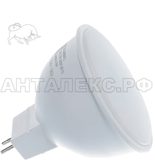 Лампа Ресанта, светодиодная LL-R-MR16-7W-230-3K-GU5.3 (рефлектор, 7Вт, тепл., GU5.3)