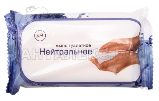 Мыло туалетное 100 г в инд. уп. НЕЙТРАЛЬНОЕ (марка Н), (кор/64шт)