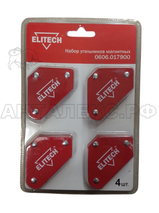 Уголок магнитный ELITECH 0606.017900, угол удержания 45,90,135 градусов до 5 кг