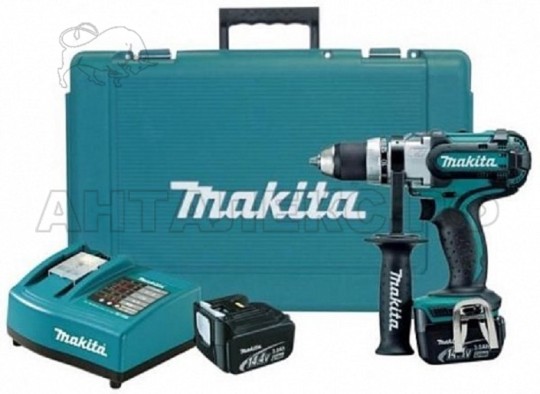 Дрель акк. Makita BDF 444 RFE 14.4В 2х3,0Ач.Li-ion подсветка