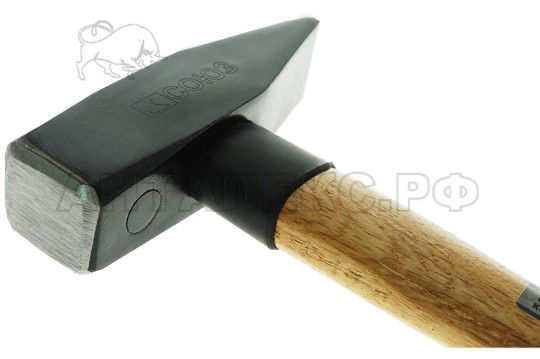 Молоток СОЮЗ, 800г,кованый боек,дерев.рукоятка,С КЕРНЕРОМ,pat
