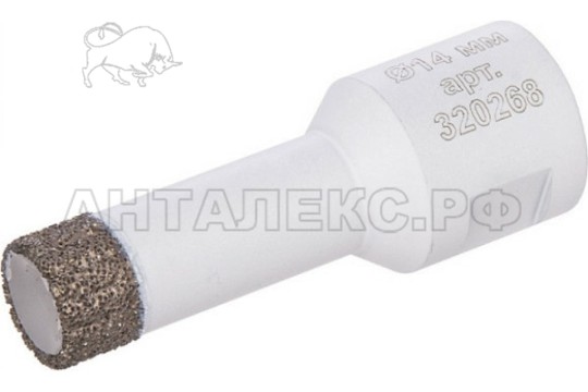 Сверло алмазное DIAM 14x35xМ14 Extra Line V-TECH (вакуум. спекание) керам, керамогран, гранит,мрамор