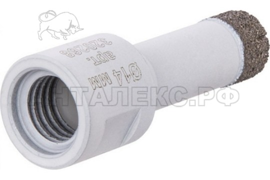Сверло алмазное DIAM 14x35xМ14 Extra Line V-TECH (вакуум. спекание) керам, керамогран, гранит,мрамор