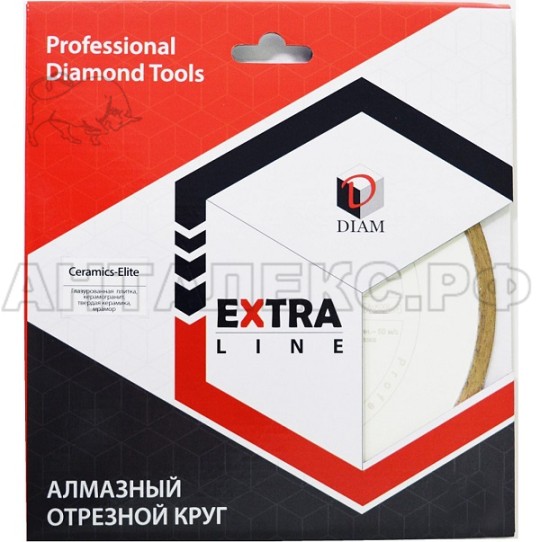 Круг алмазный Diam  1А1R CERAMICS-ELITE 230x1,6x7,0x25,4 (Керамика)