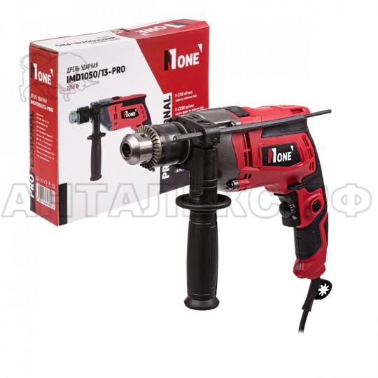 Дрель ударная NUMBER ONE IMD1050/13-PRO (1050Вт, метал.корпус,2 скорости,реверс)
