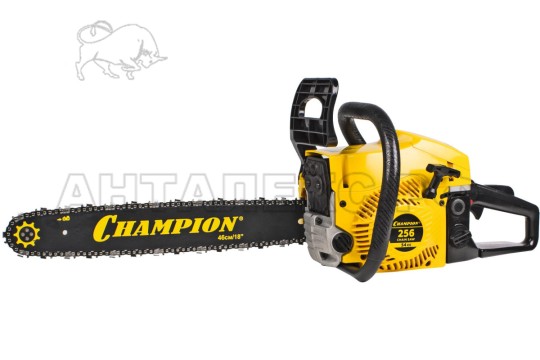 Бензопила CHAMPION 256-18 "-0,325-1,5-72 (2,5кВт 54см? легкий старт 5,6кг),АКЦИЯ + ПОДАРОК