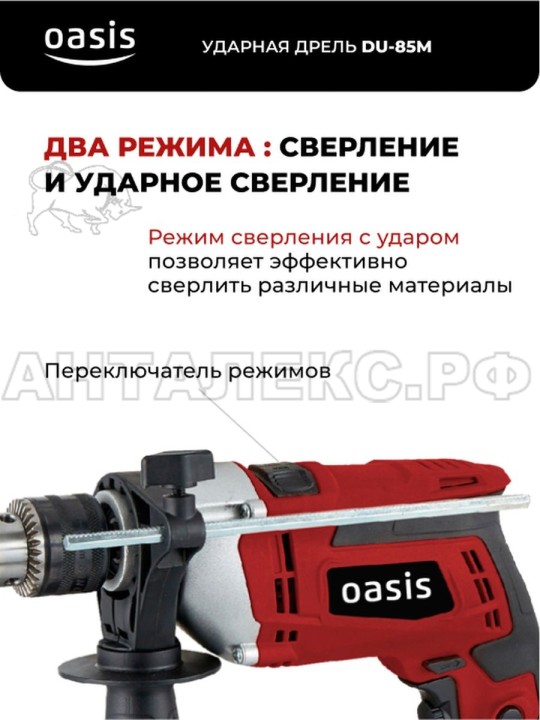 Электрическая ударная дрель Oasis DU-85М