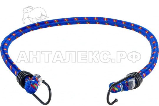 Резинка крепления багажа с металлическими крючками, 10мм х 0,6м, (шт.)