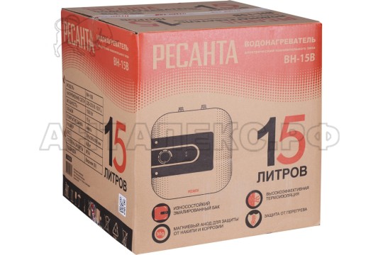 Водонагреватель накопительный Ресанта ВН-15В 74/5/6