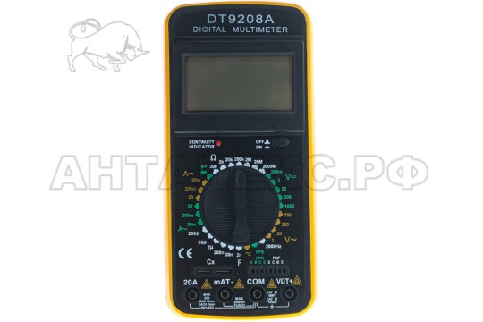 Мультиметр ТЕК,, DT 9208A, 61/10/507