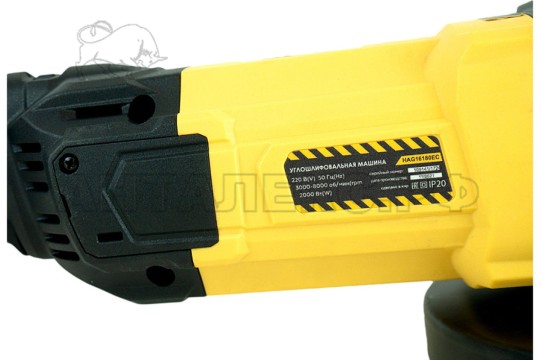 Машина углошлифовальная Hanskonner HAG16180EC 180 мм, 2000 Вт, КОНСТ. ЭЛЕКТРОНИКА