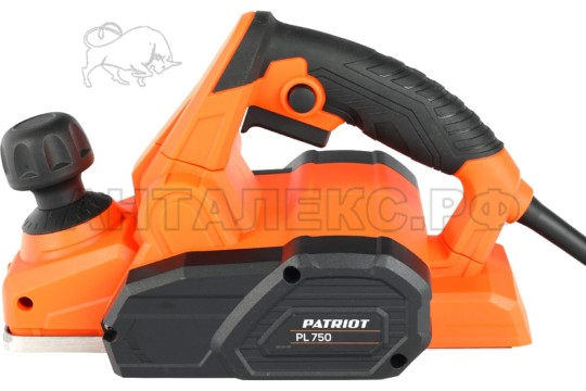 Рубанок электрический PATRIOT PL 750, мощность 750 Вт, ширина строгания 82 мм