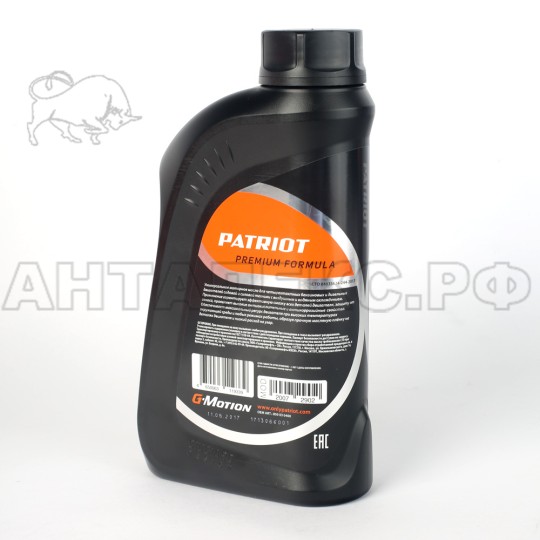 Масло минеральное PATRIOT G-Motion HD SAE 30 4Т TERRA 1л