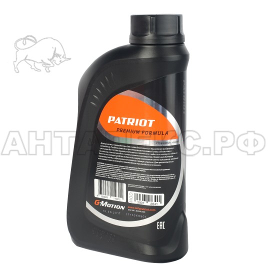 Масло минеральное PATRIOT G-Motion 2Т GARDEN 1л