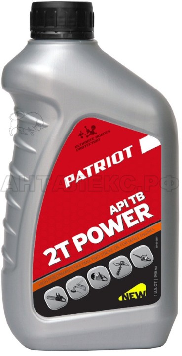 Масло минерал. PATRIOT POWER ACTIVE 2T 0,946л.