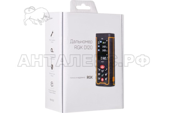 Лазерный дальномер-рулетка RGK D-120