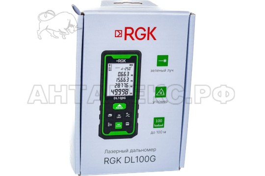 Лазерный дальномер-рулетка RGK DL-100G