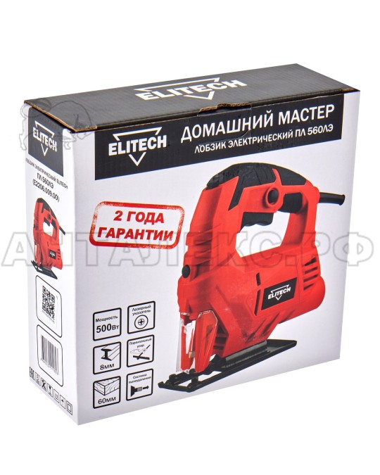 Лобзик Elitech ПЛ 560ЛЭ (E2206.009.00)
