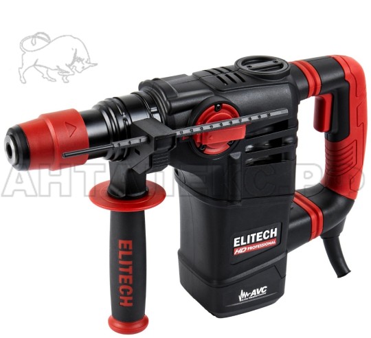 Перфоратор Elitech SDS-Plus RH 1130E AVC,1100Вт,30мм,2реж,3.5Дж,2800-3400ум,4.5кг,пл.пуск,чем,