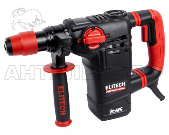Перфоратор Elitech SDS-Plus RH 1130E AVC,1100Вт,30мм,2реж,3.5Дж,2800-3400ум,4.5кг,пл.пуск,чем,