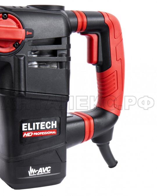 Перфоратор Elitech SDS-Plus RH 1130E AVC,1100Вт,30мм,2реж,3.5Дж,2800-3400ум,4.5кг,пл.пуск,чем,
