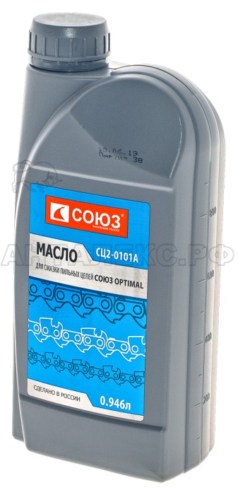 Масло СОЮЗ СЦ2-0101А, для пильных цепей OPTIMAL, 0.946 л