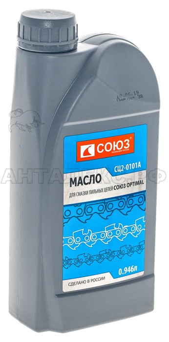 Масло СОЮЗ СЦ2-0101А, для пильных цепей OPTIMAL, 0.946 л