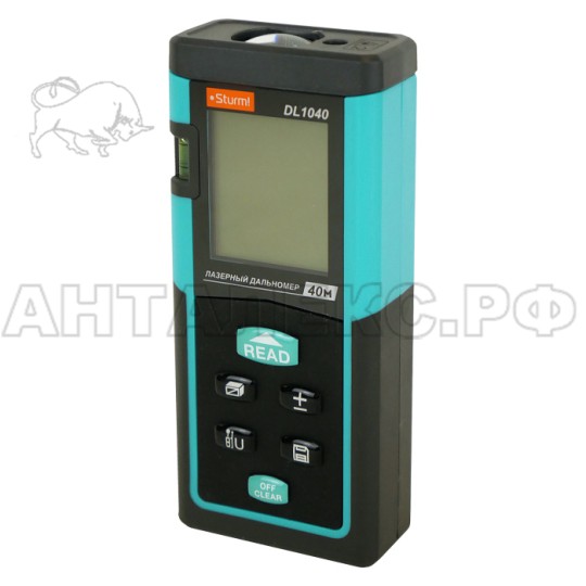Дальномер лазерный  Sturm!, DL1040, 0,05-40м, LCD дисплей, встроенный уровень, чехол,