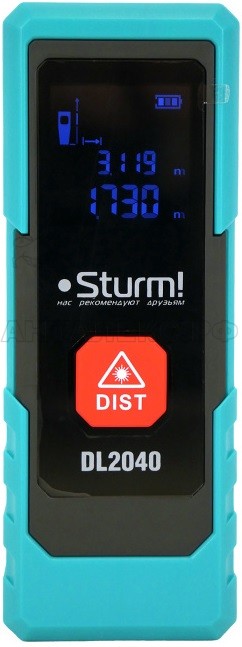 Дальномер лазерный Sturm!, DL2040, 0,05-40м,на 40% компактнее, только измерение расстояния,чехол