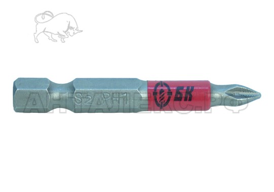 Биты БОЕКОМПЛЕКТ, PH1x50мм, сталь S2, упак/10шт,