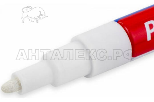 Маркер-краска лаковый EXTRA (paint marker) 2 мм, БЕЛЫЙ, УСИЛЕННАЯ НИТРО-ОСНОВА, BRAUBERG