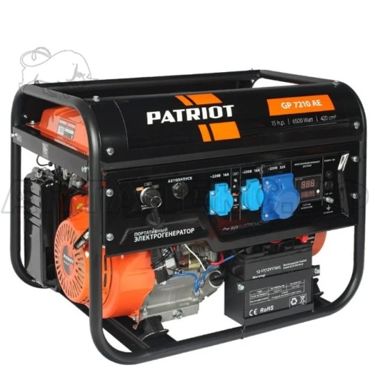 Генератор бензиновый PATRIOT GP 7210 AE
