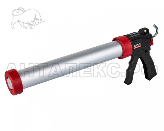Пистолет для герметика ELITECH 710402 закрытый.Усилие 135 кг,код 207211