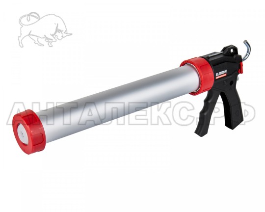 Пистолет для герметика ELITECH 710402 закрытый.Усилие 135 кг,код 207211